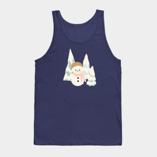 Snowman 3 Tank Top